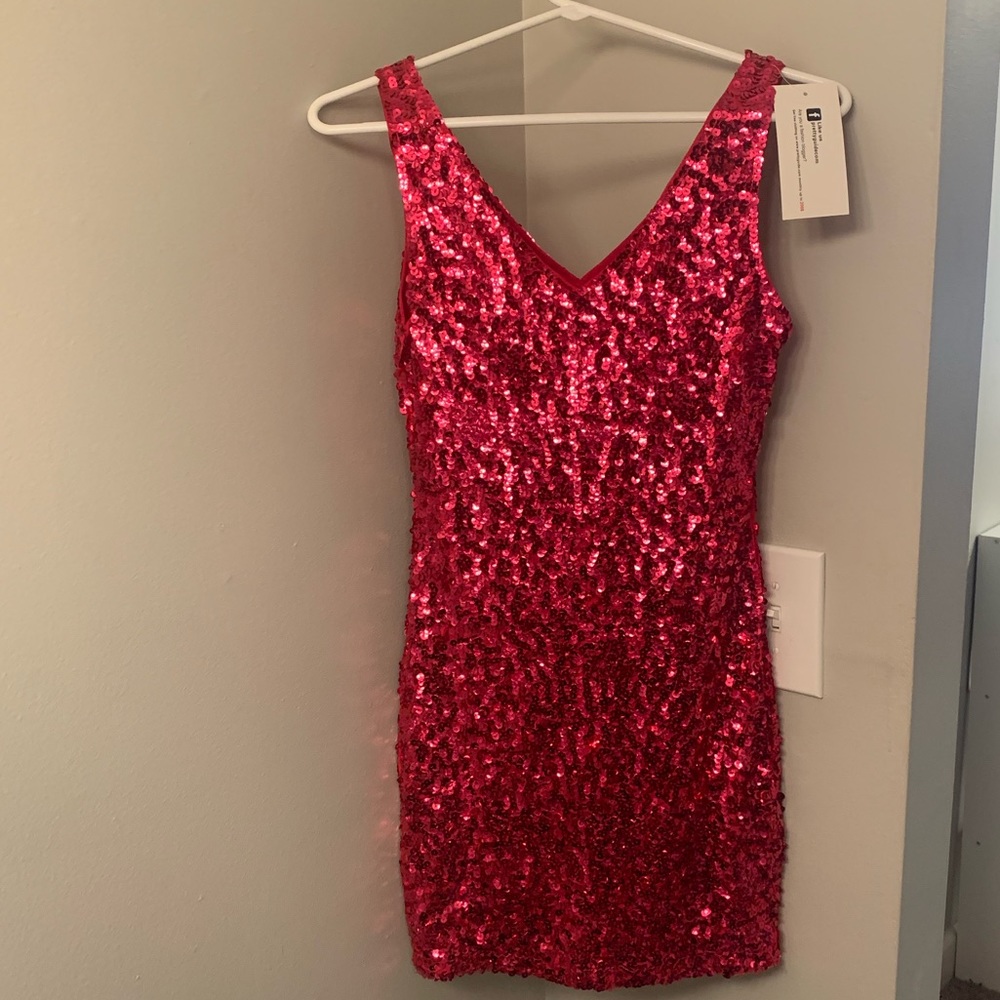 Red Sequin Era’s Concert Dress